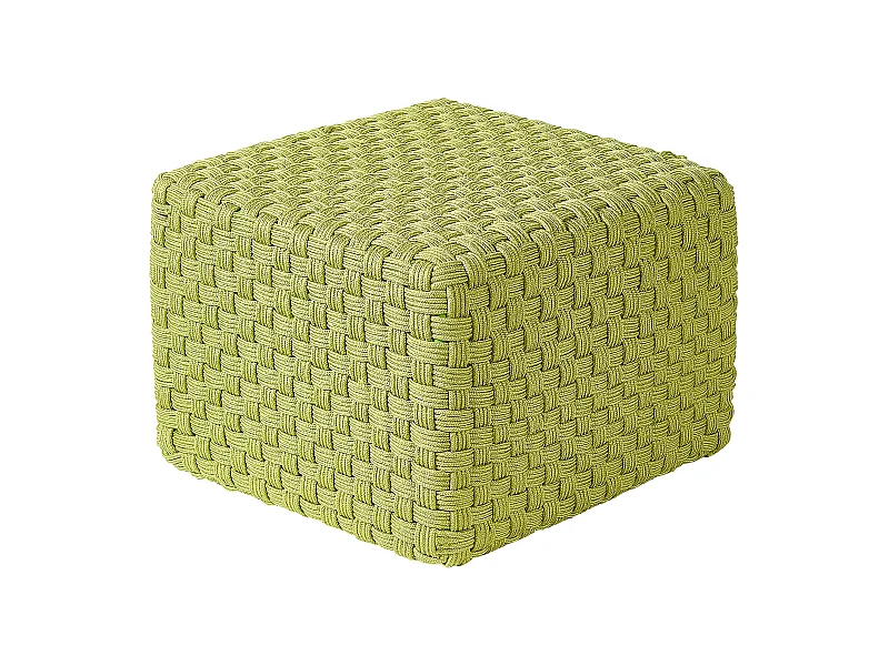 Pouf NALLI Grün 50 cm 50 cm 35 cm