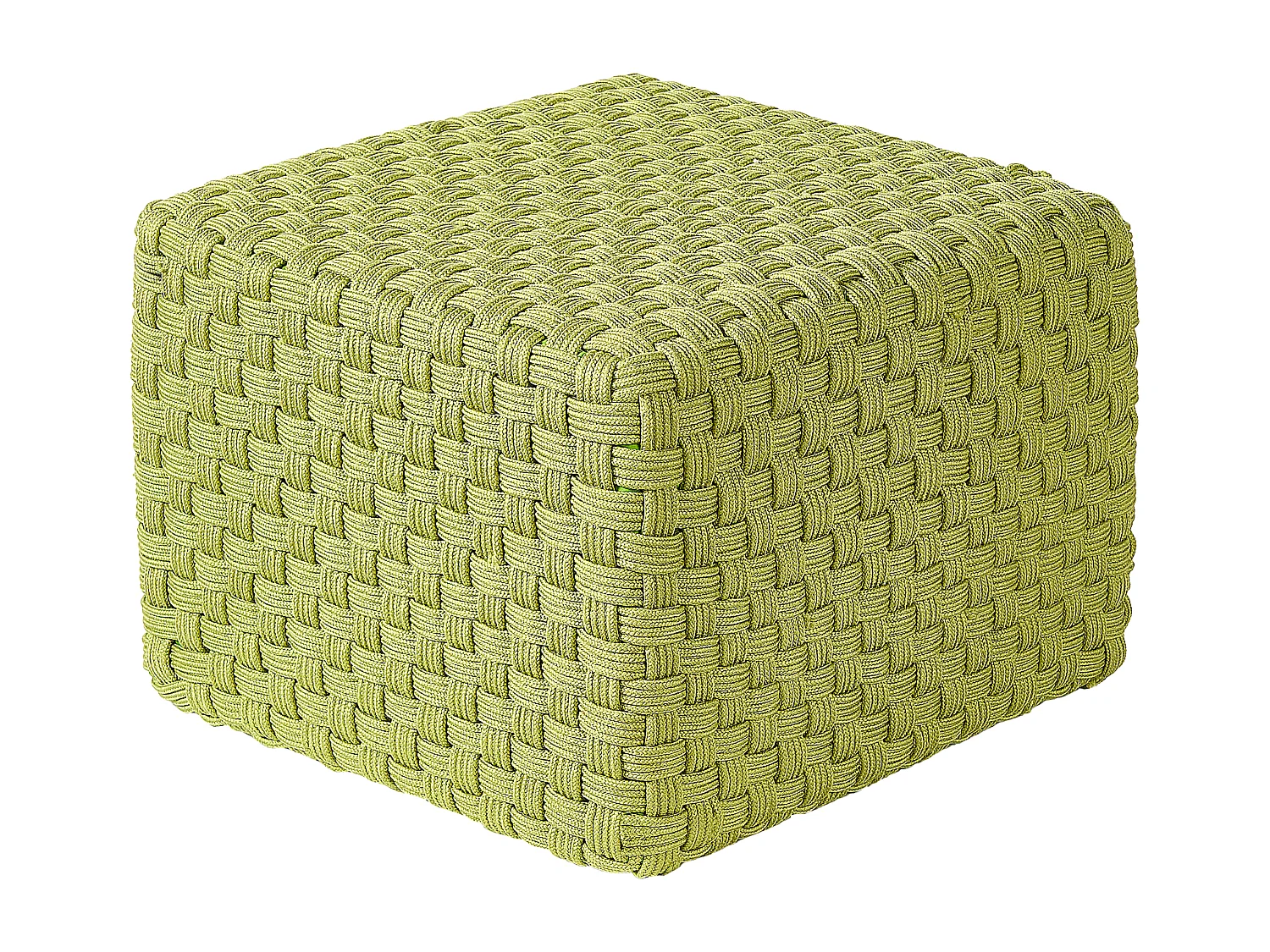 Pouf NALLI Grün 50 cm 50 cm 35 cm
