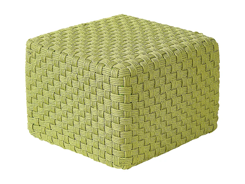Pouf NALLI Grün 50 cm 50 cm 35 cm