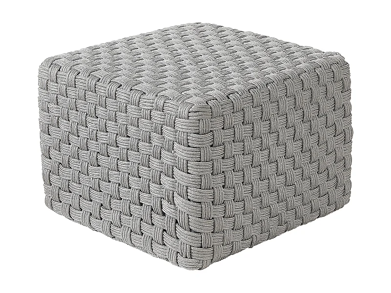 Pouf NALLI Matière synthétique Gris