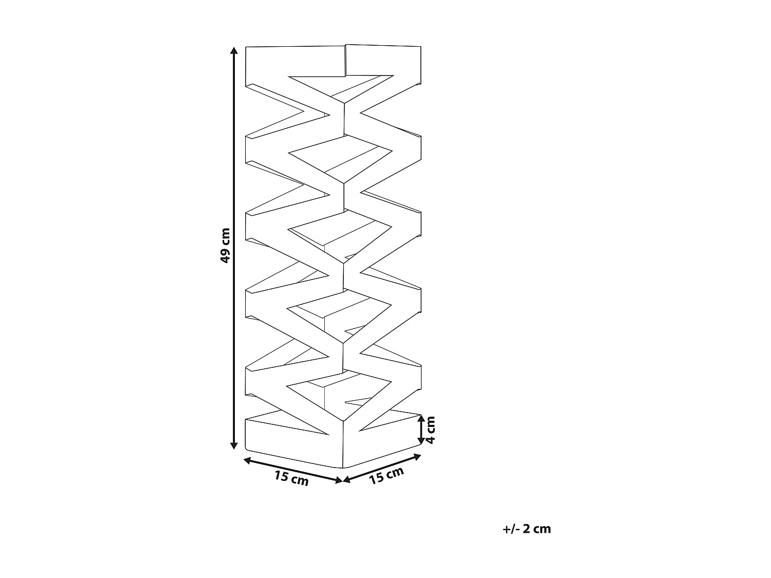 Porte-parapluie SAMBIN Métal Noir