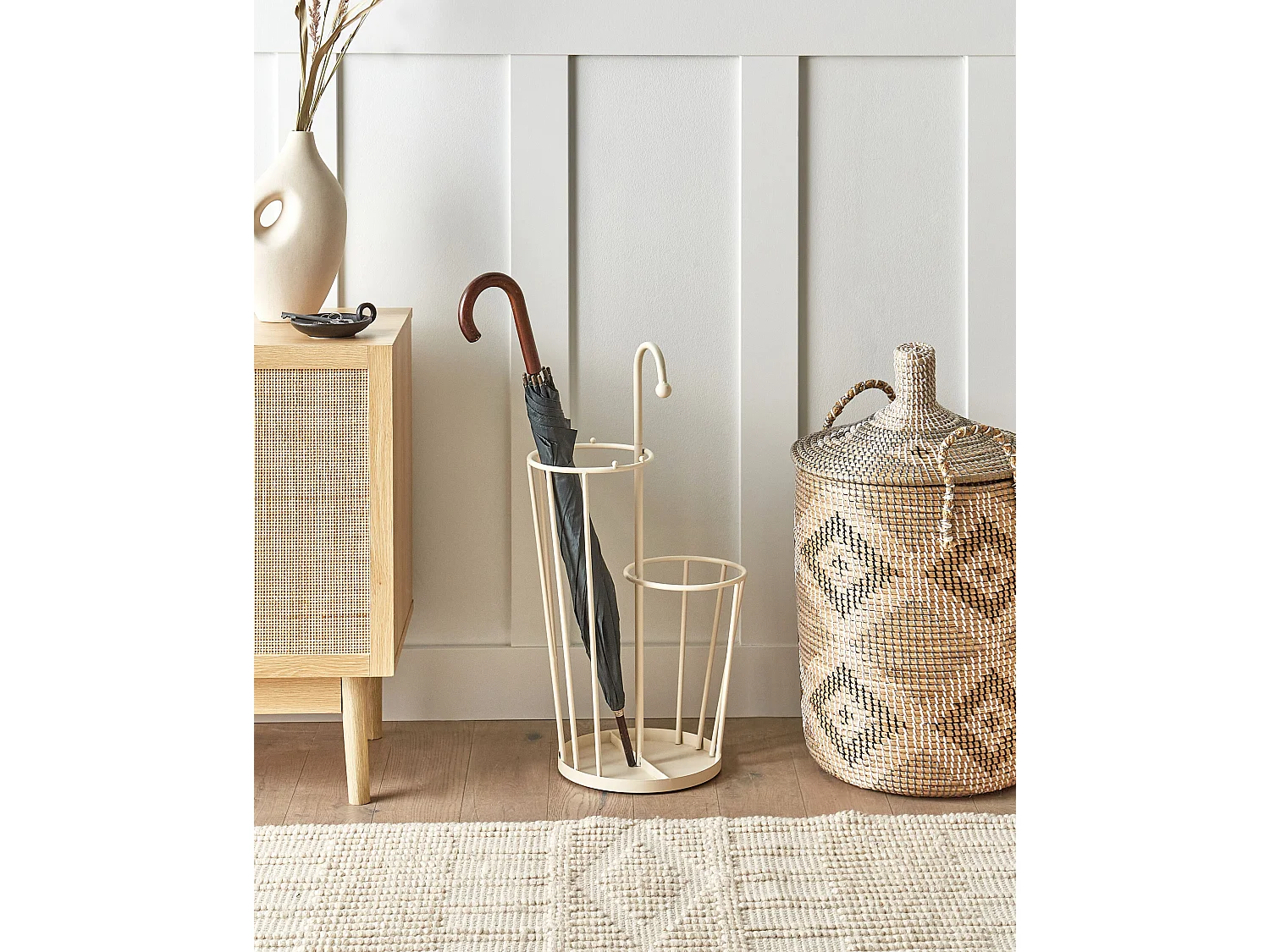 Porte-parapluie CHAMBORD Métal Beige clair