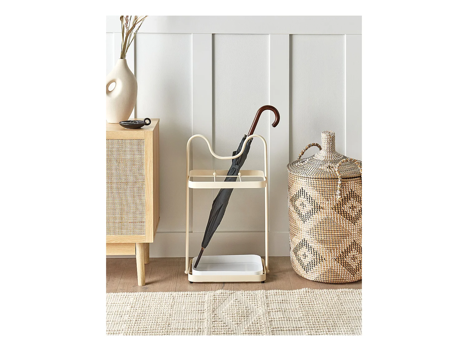 Porte-parapluie CHAVERNY Métal Beige