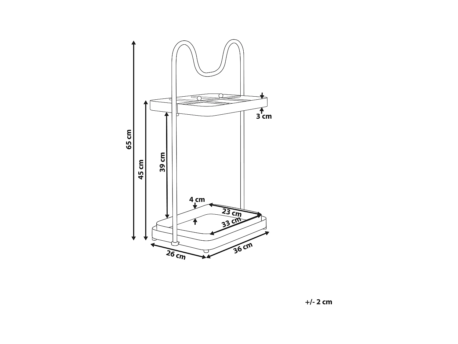 Porte-parapluie CHAVERNY Métal Beige