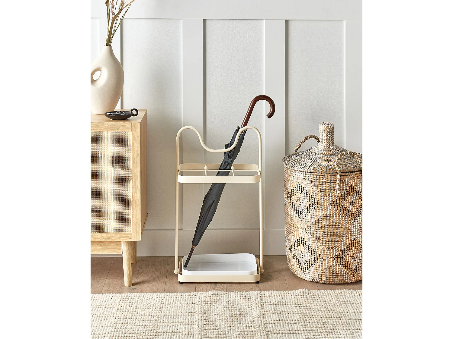 Porte-parapluie CHAVERNY Métal Beige