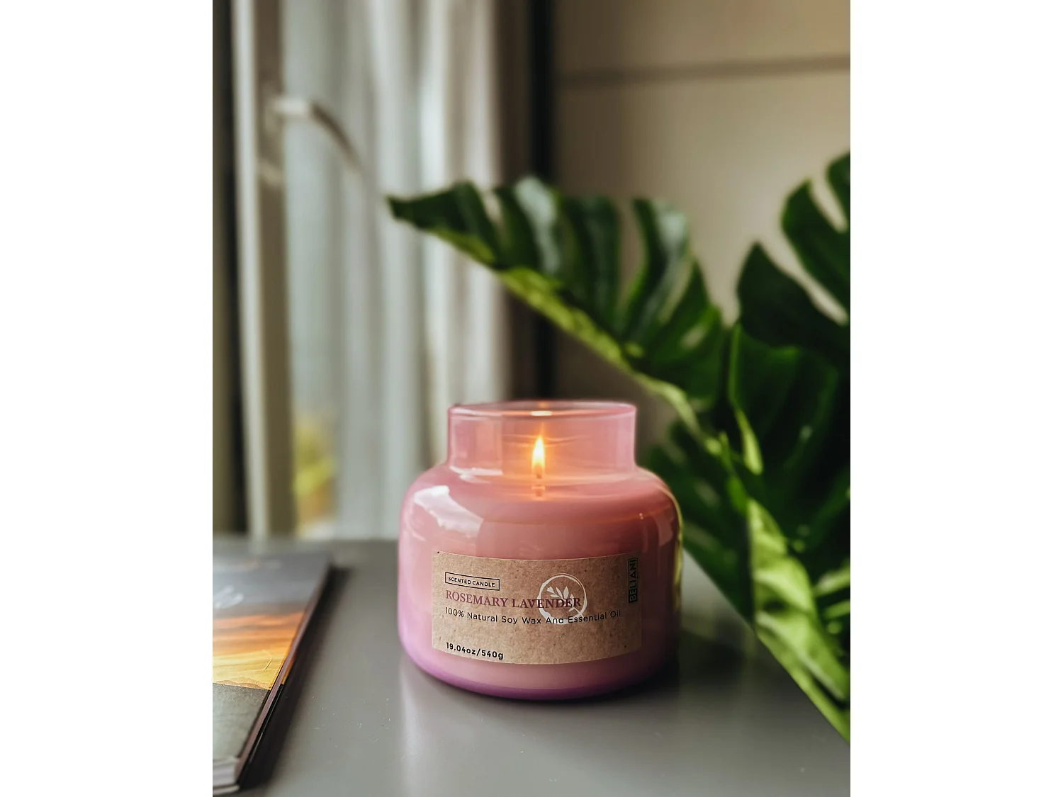 Bougie parfumée DELIGHT BLISS Cire de soja Notes de fraîcheur