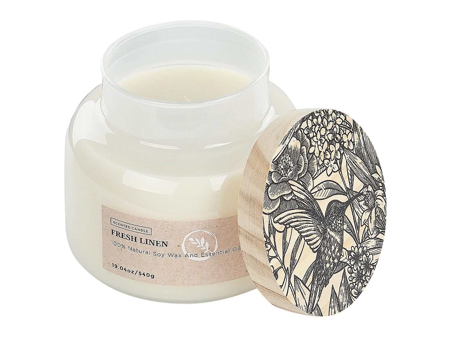 Bougie parfumée DELIGHT BLISS Cire de soja Notes de fraîcheur