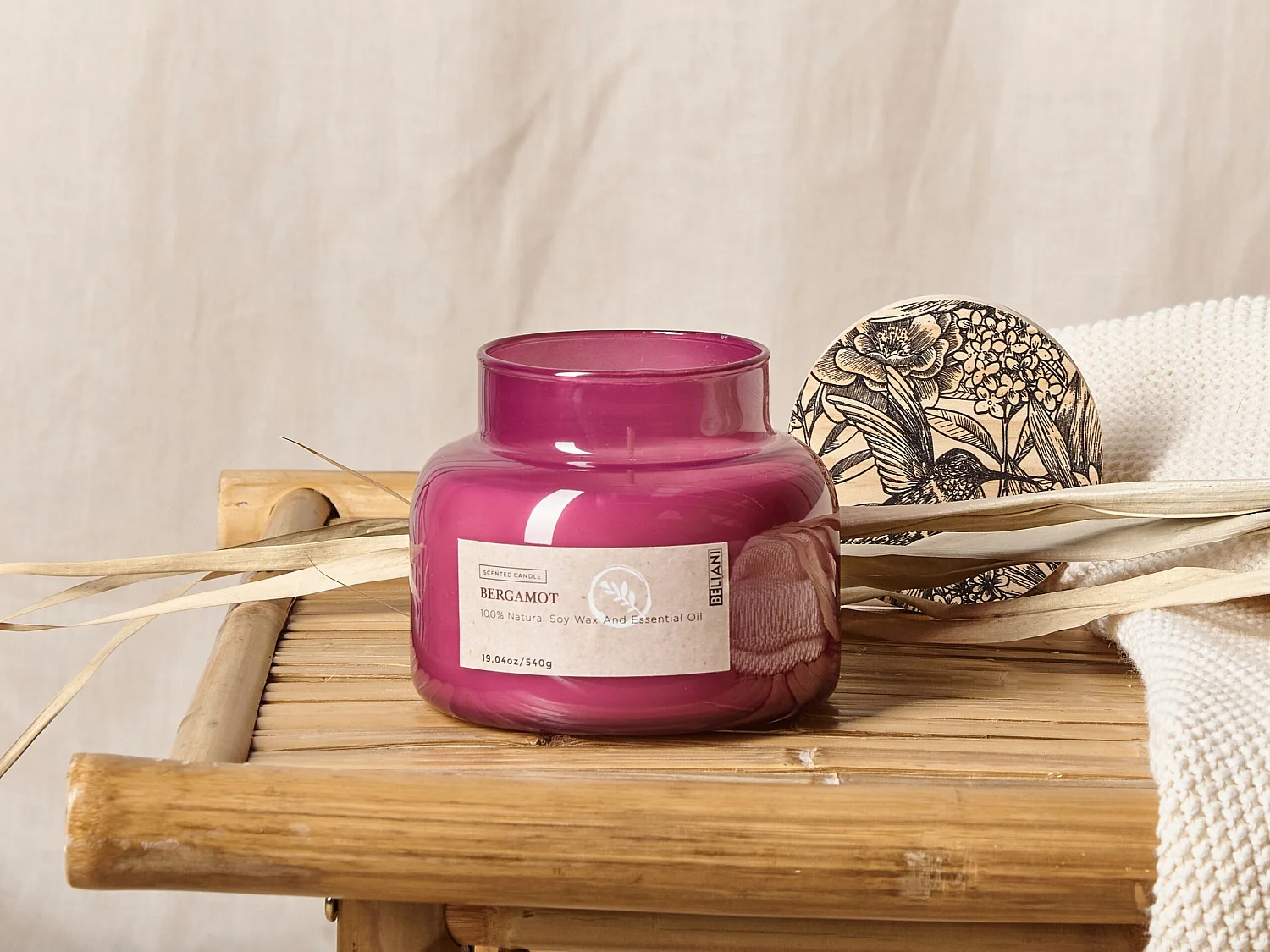 Bougie parfumée DELIGHT BLISS Cire de soja Notes fruitées