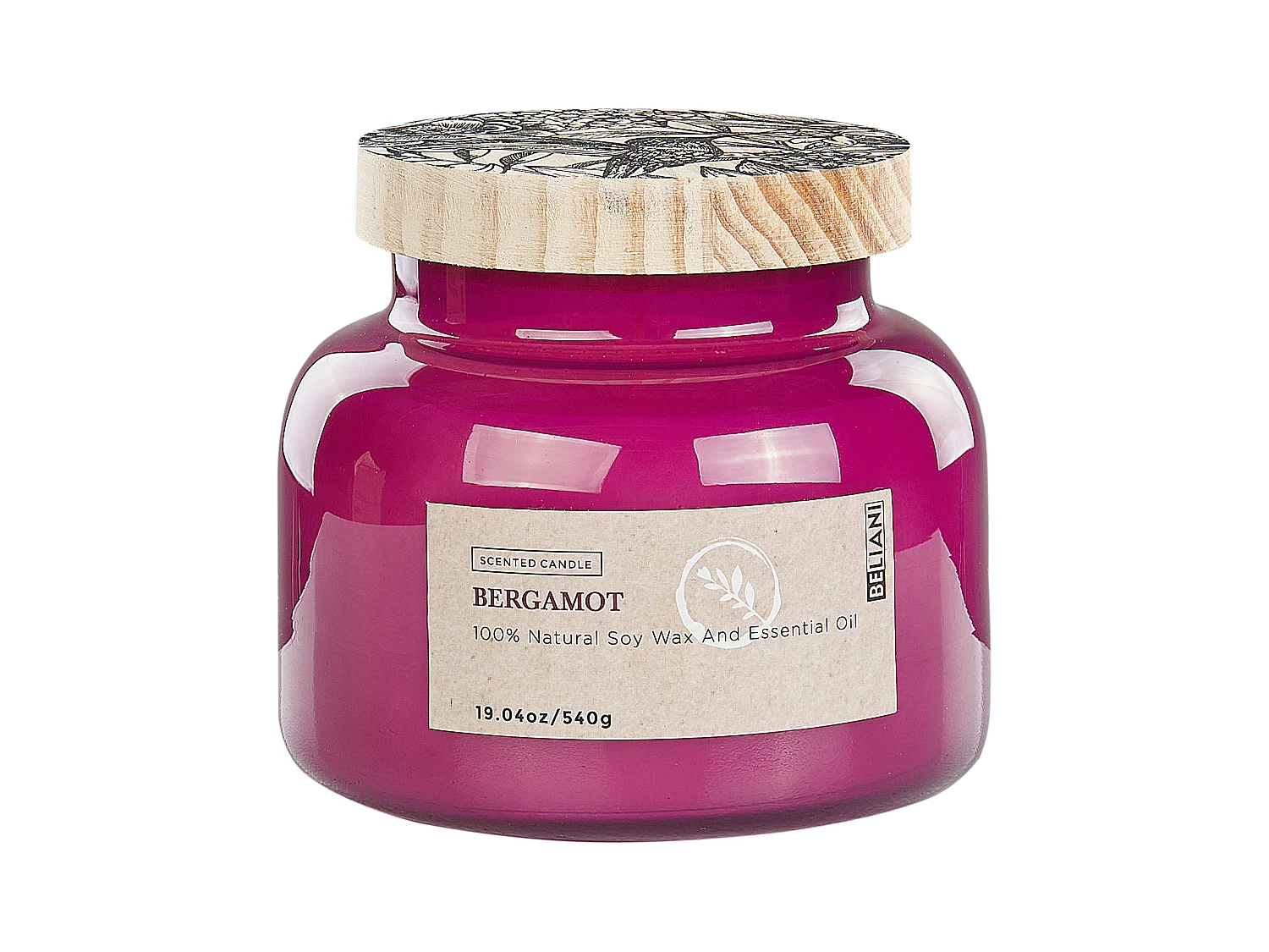 Bougie parfumée DELIGHT BLISS Cire de soja Notes fruitées