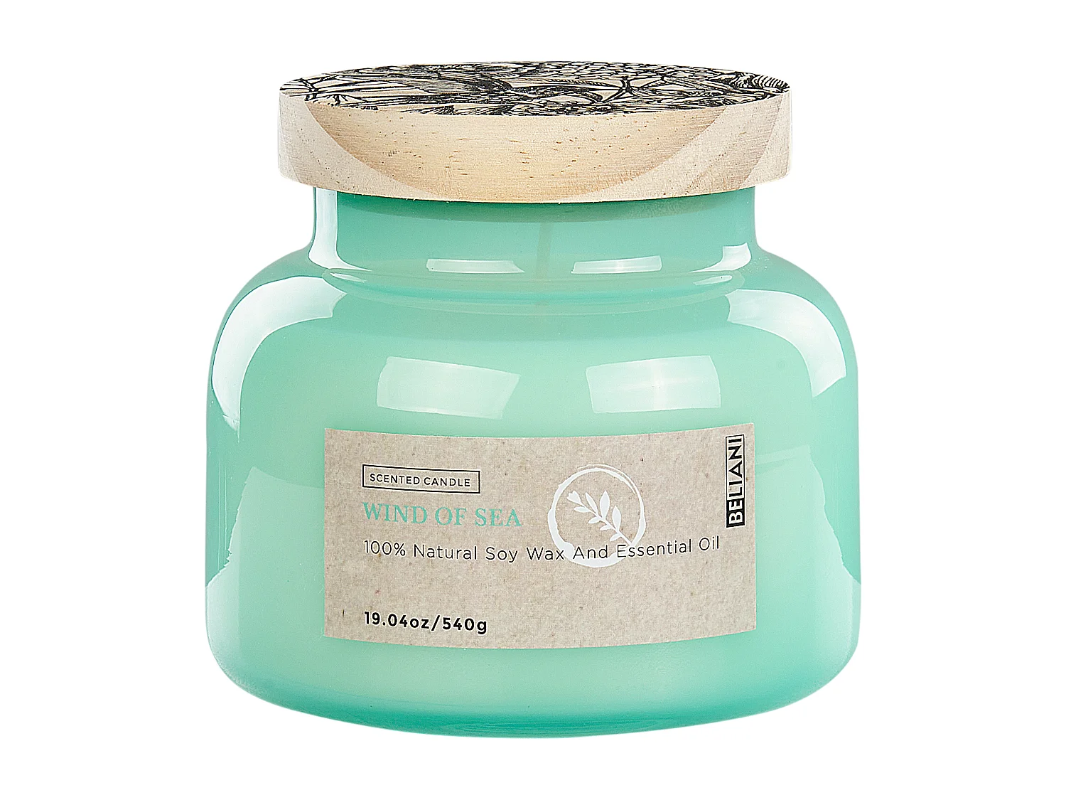 Geurkaars DELIGHT BLISS Soja wax Frisse geurnoten