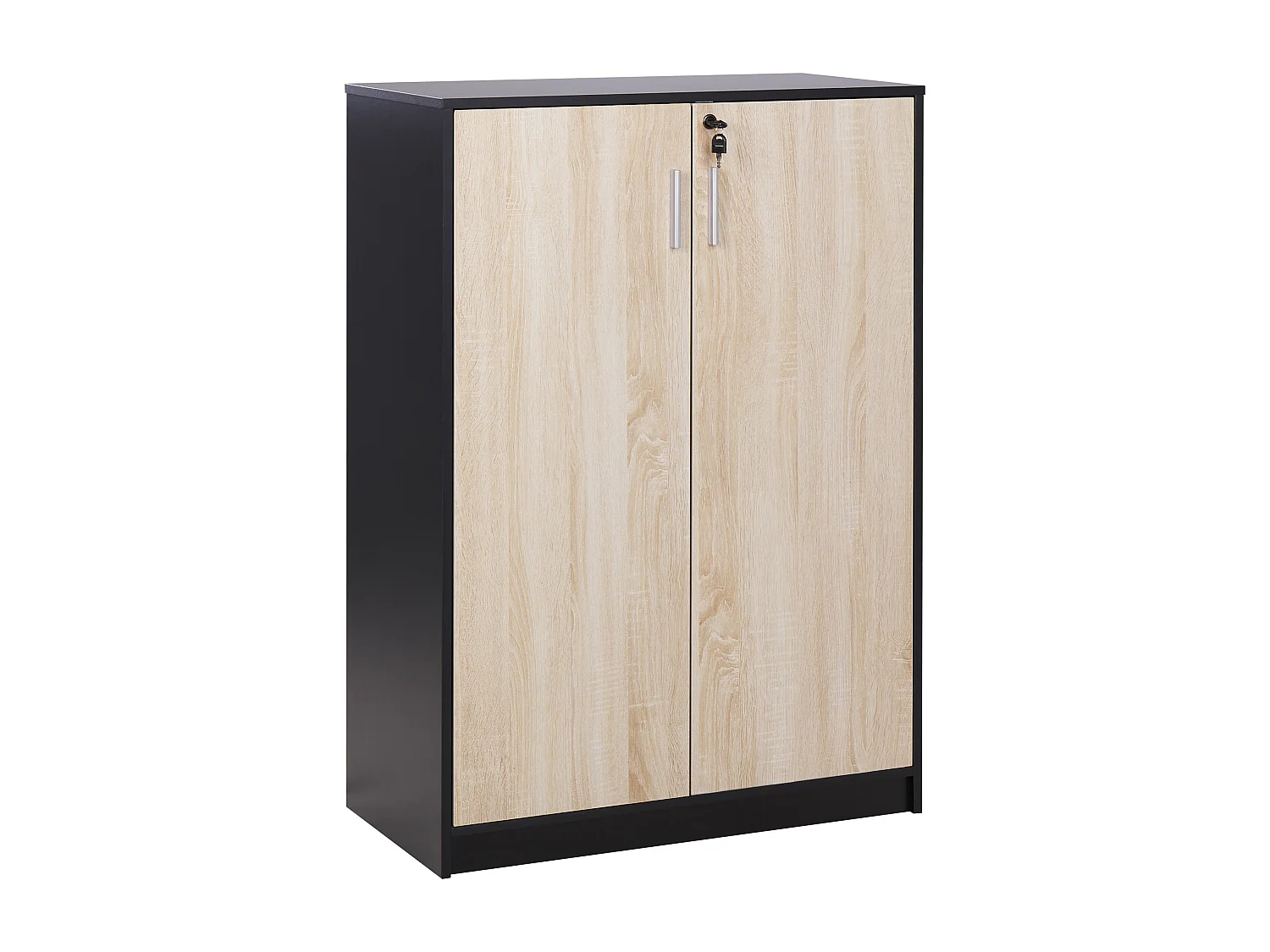 Meuble de rangement ZEHNA Marron/noir