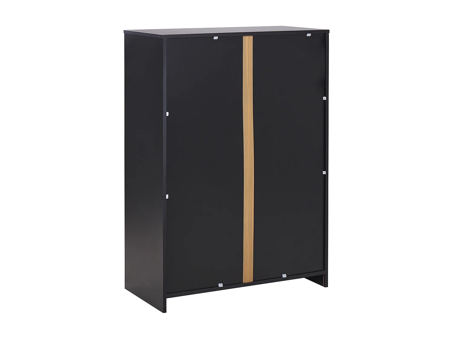 Meuble de rangement ZEHNA Marron/noir