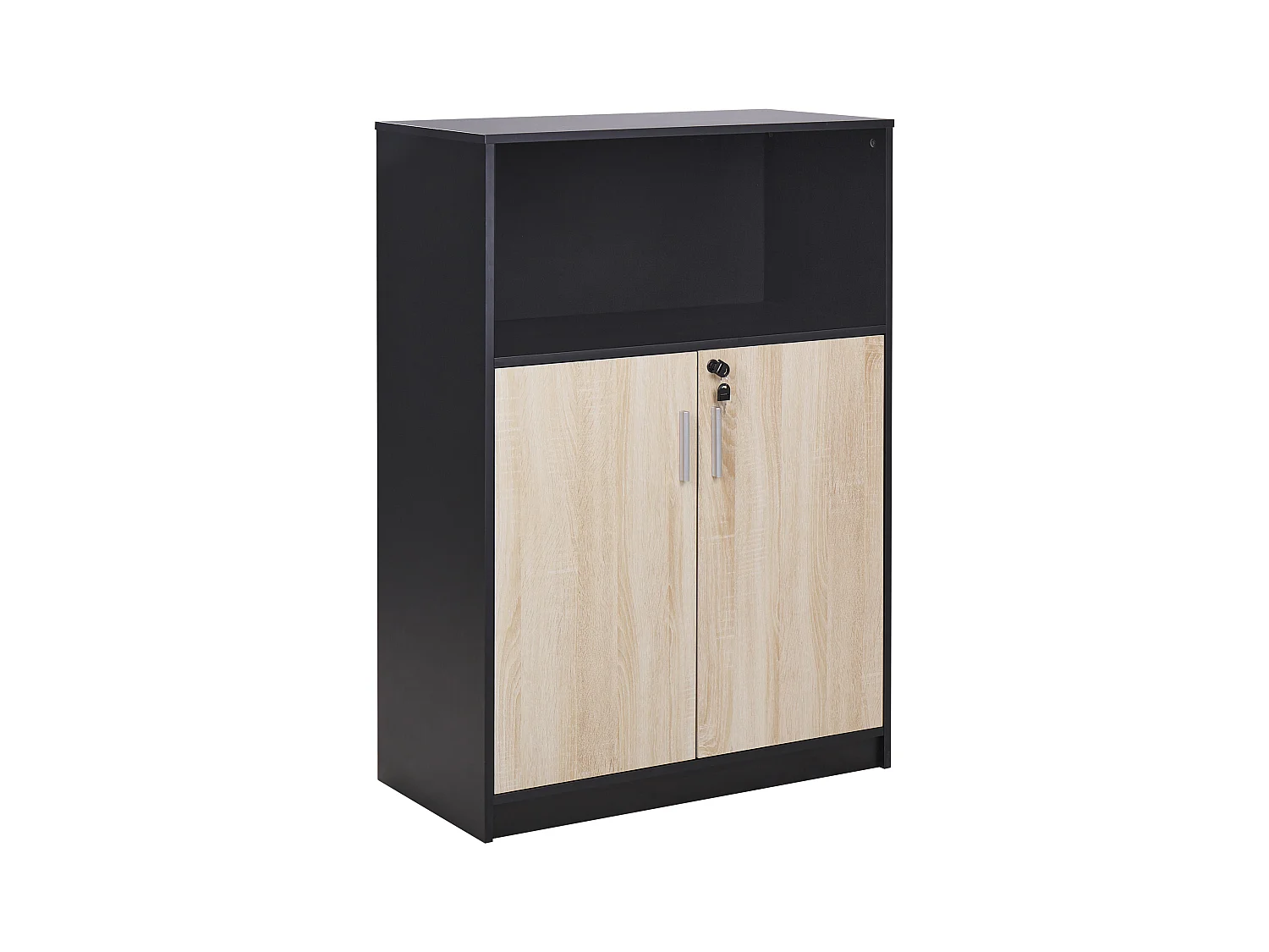 Meuble de rangement ZEHNA Marron/noir