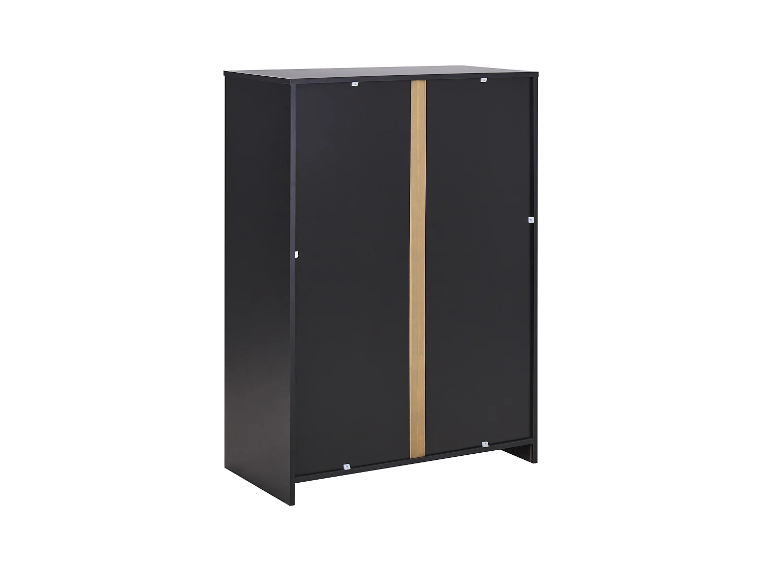 Meuble de rangement ZEHNA Marron/noir