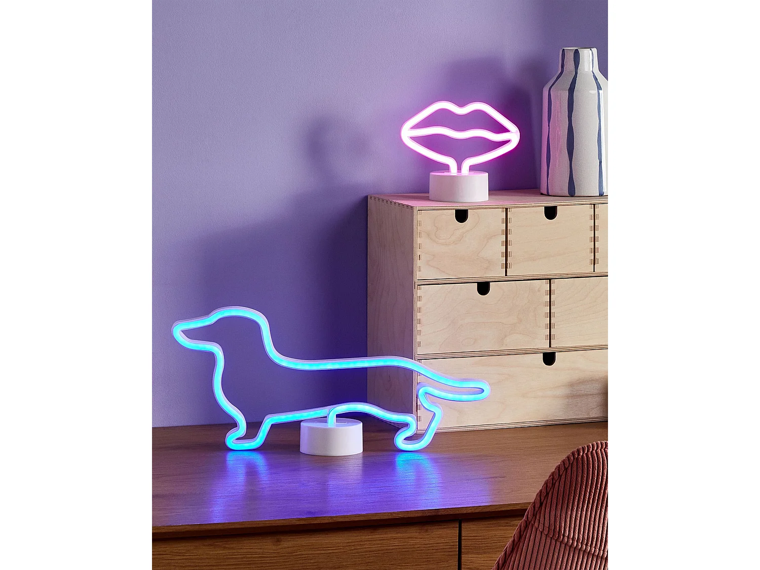 Decoratieve LED lampjes FRANCIS Blauw