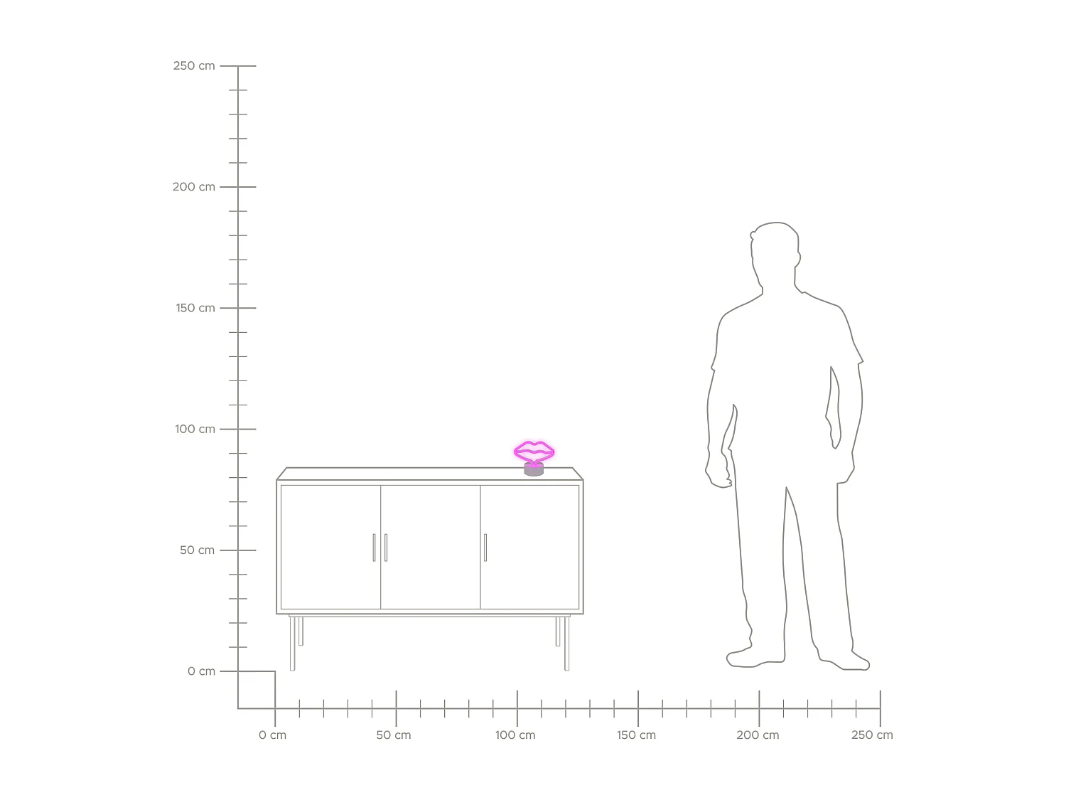 Luces LED decorativas FLORA Rosa