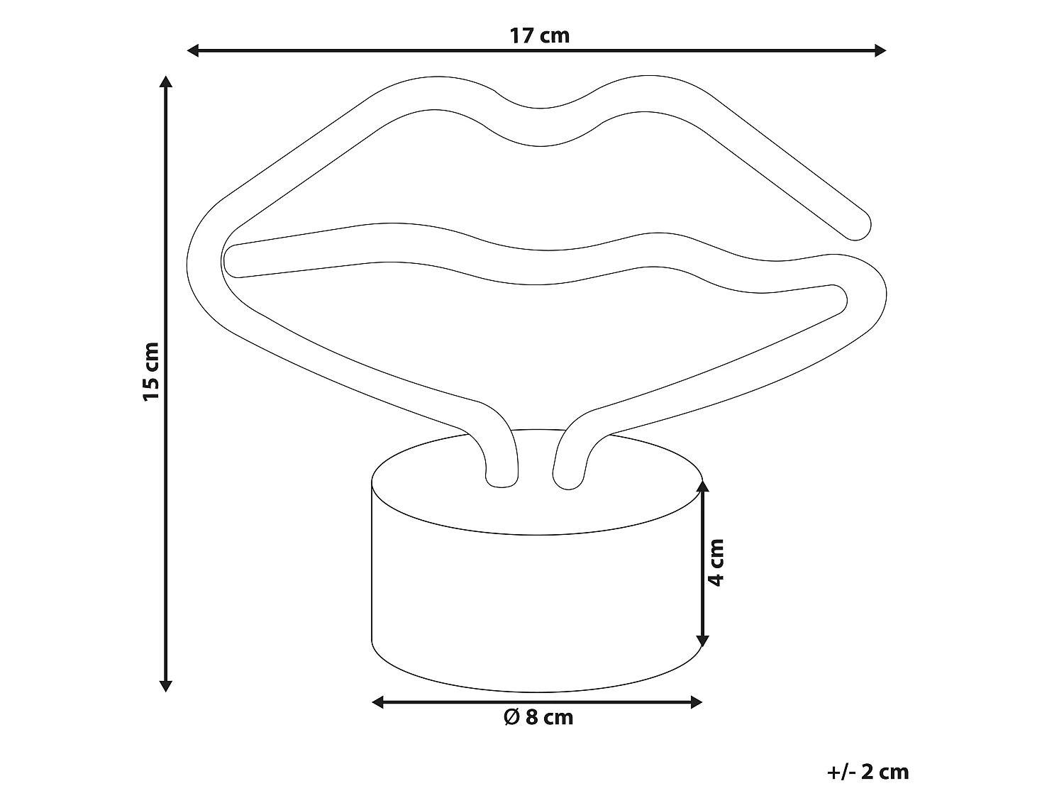 Luzes LED decorativas FLORA Rosa