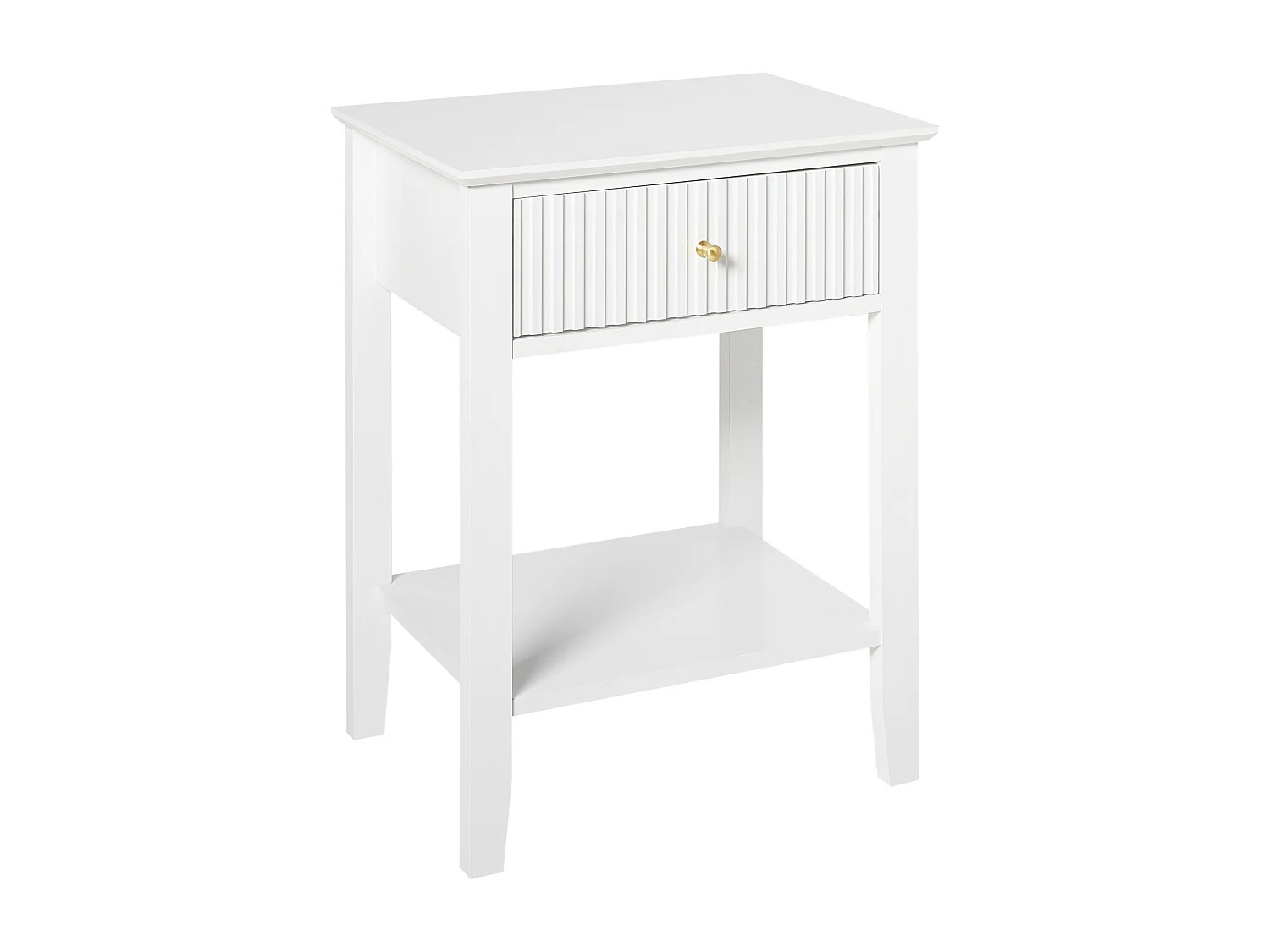 Szafka nocna 1 szuflada ASSISI Biały