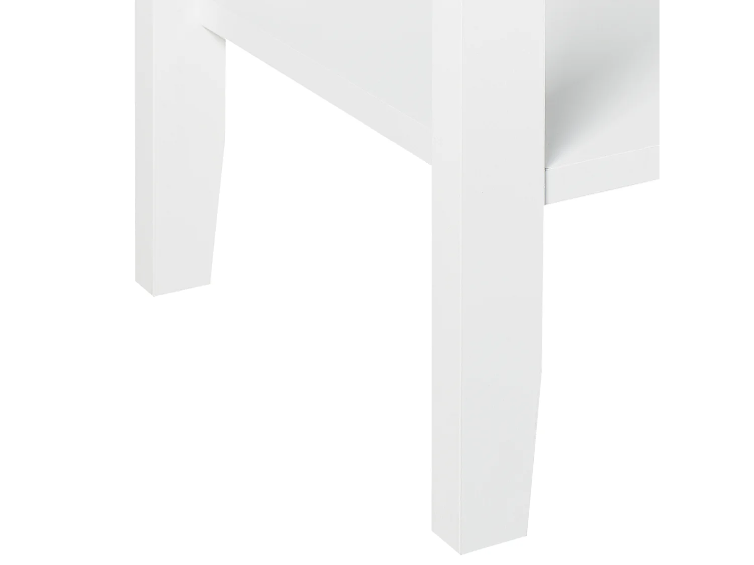 Table de nuit à 1 tiroir ASSISI Blanc