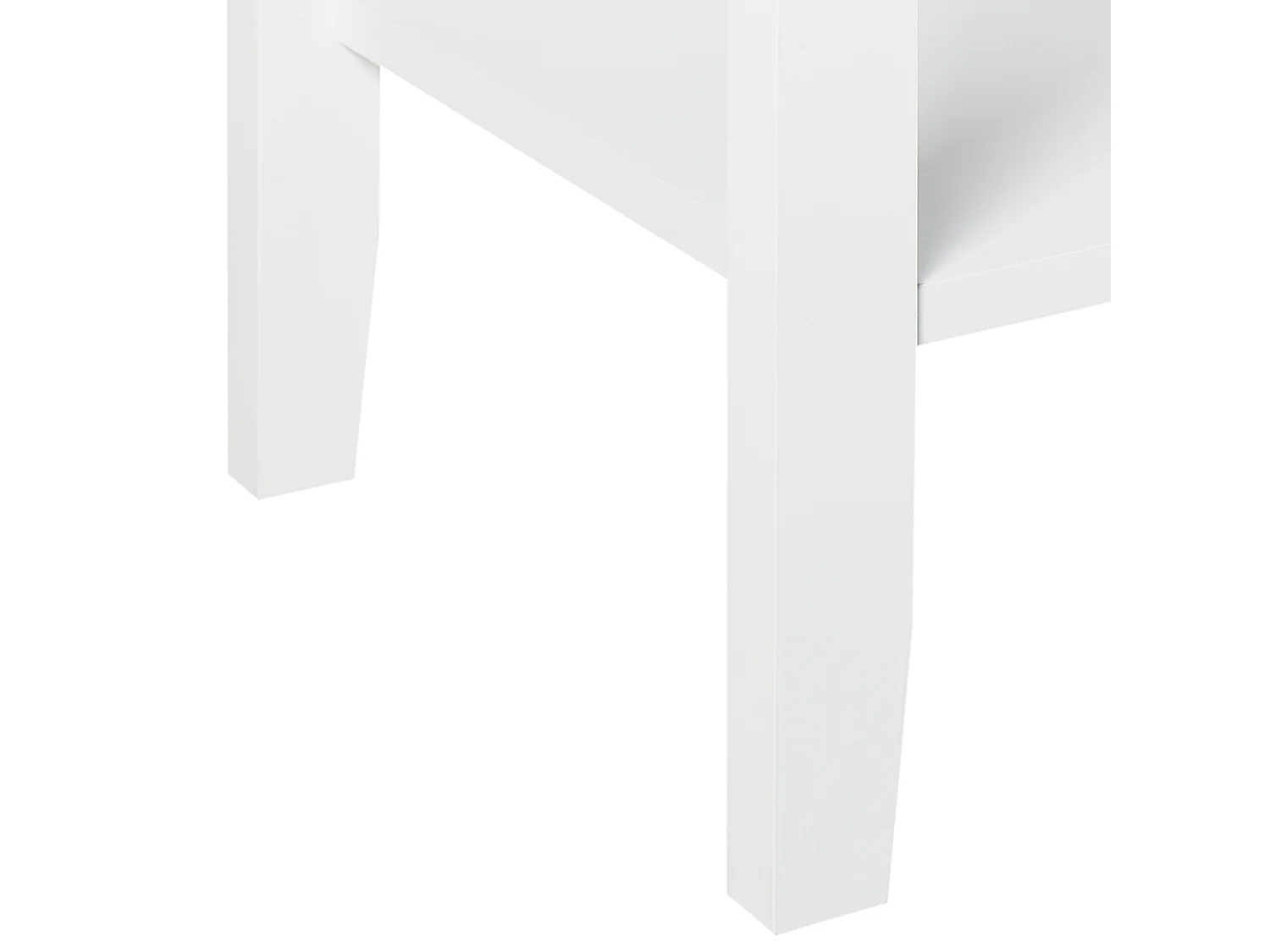 1 Drawer Bedside Table ASSISI White