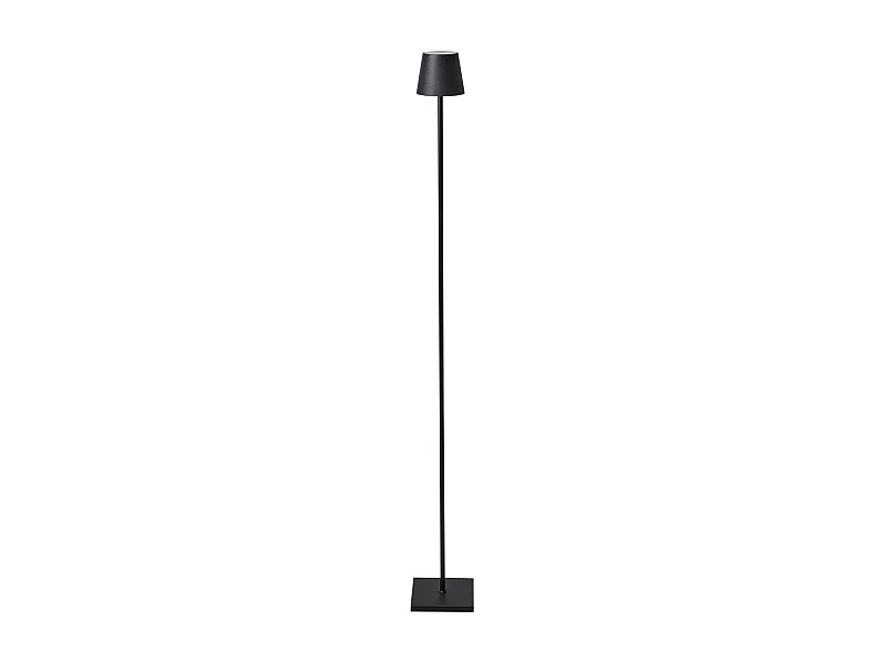 Lampada da terra senza fili a LED GAVARRESA Metallo Nero