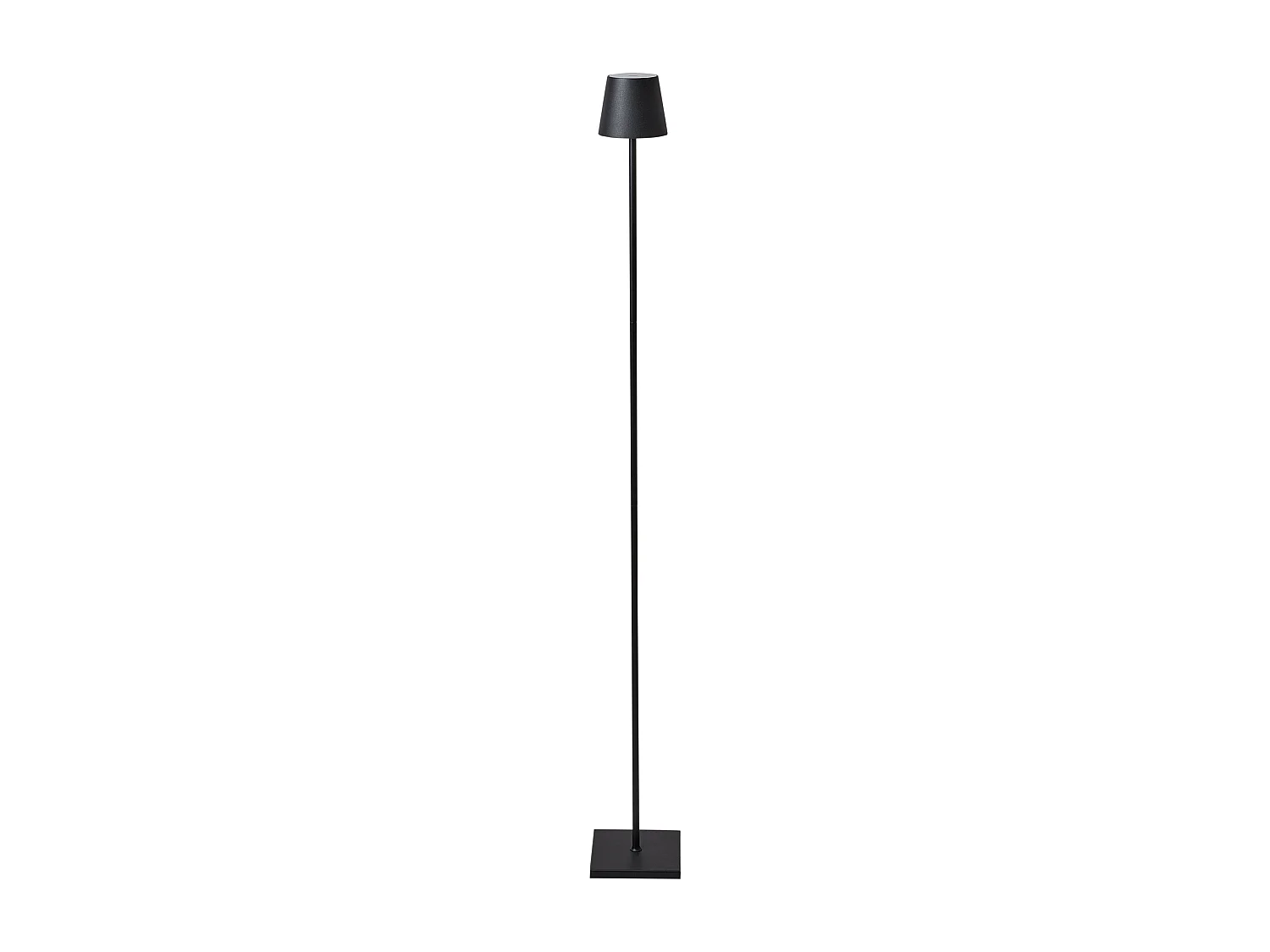 Lampada da terra senza fili a LED GAVARRESA Metallo Nero