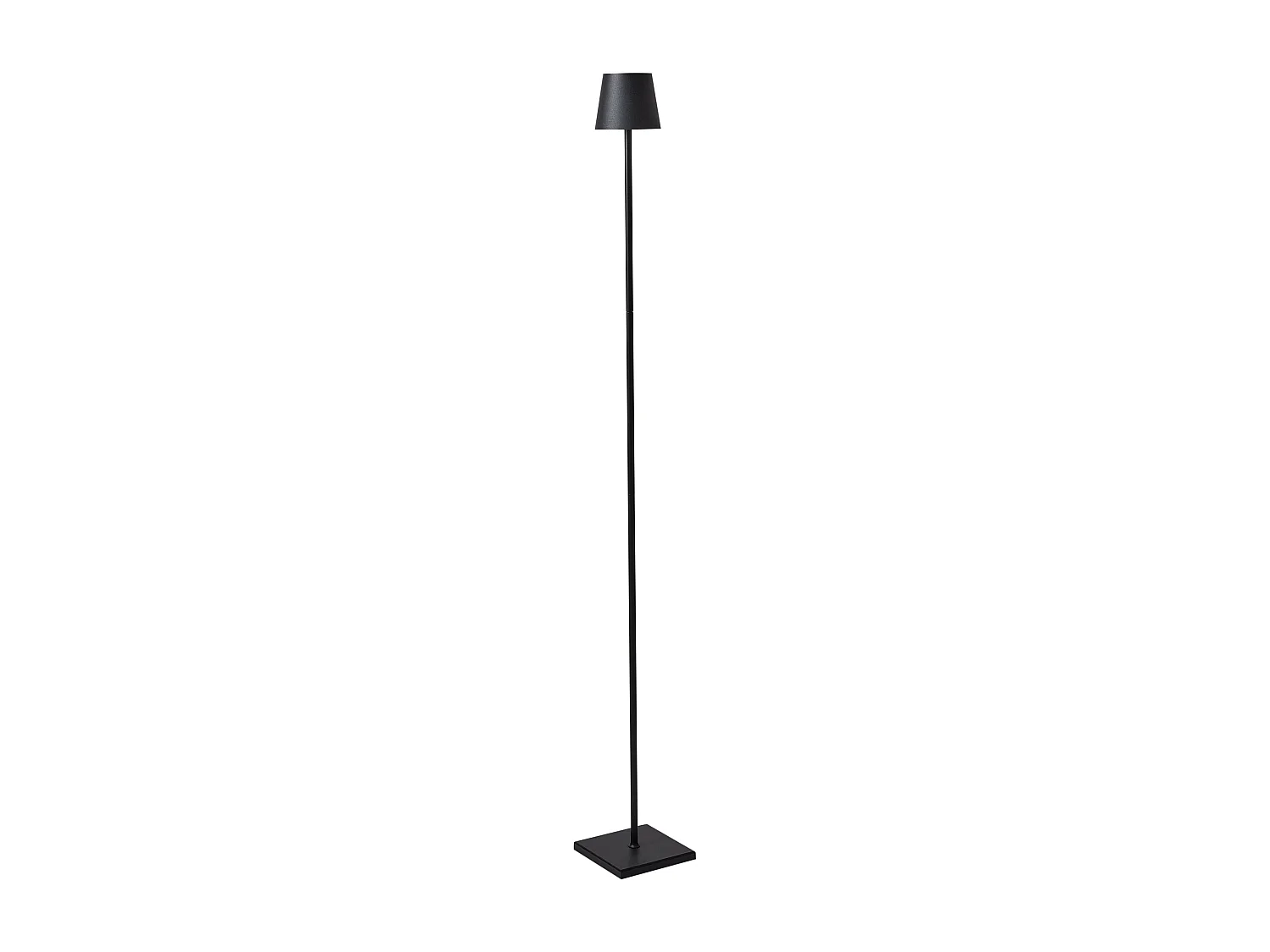 Lampada da terra senza fili a LED GAVARRESA Metallo Nero