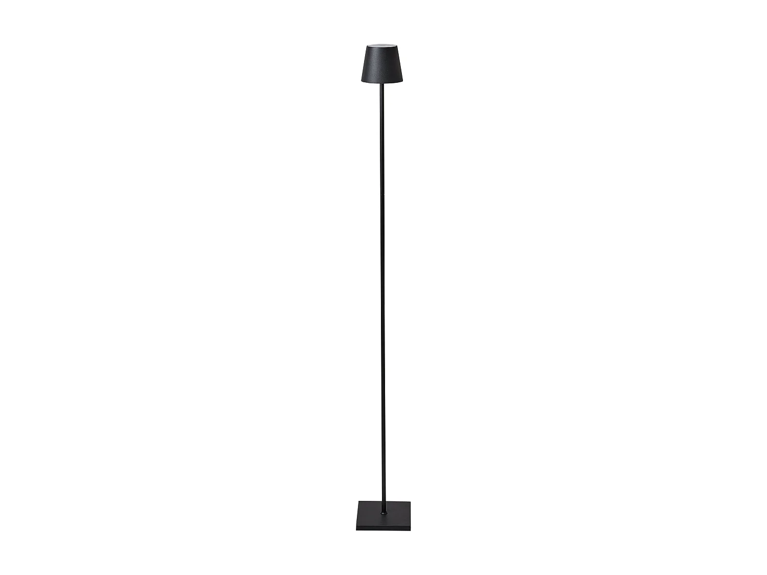 Lampada da terra senza fili a LED GAVARRESA Metallo Nero