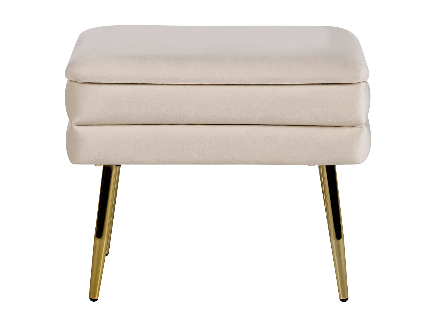 Banc de rangement ODESSA Velours Beige