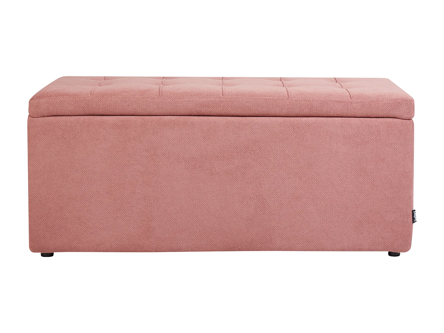 Pouf de rangement OREM Tissu Rose