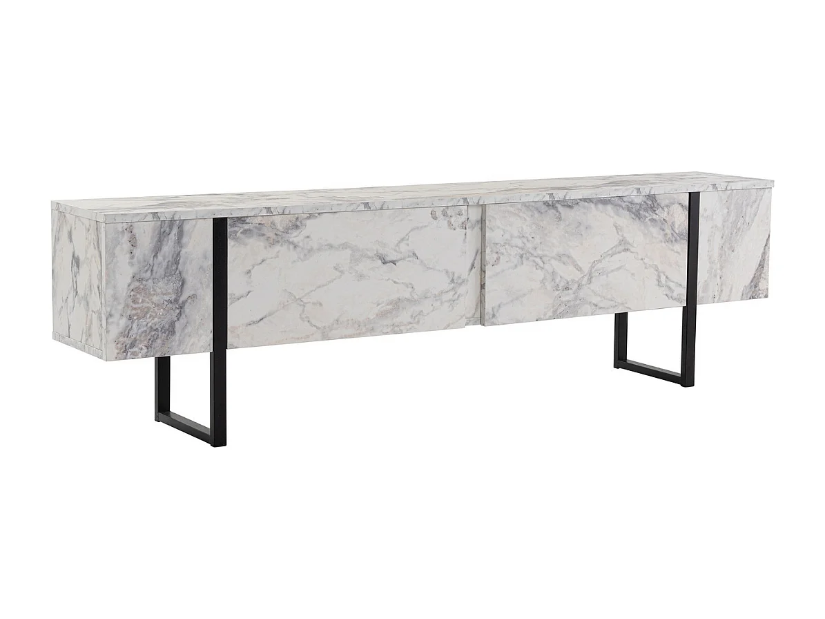 TV-Möbel mit 2 Klapptüren L180 cm - SERENITY