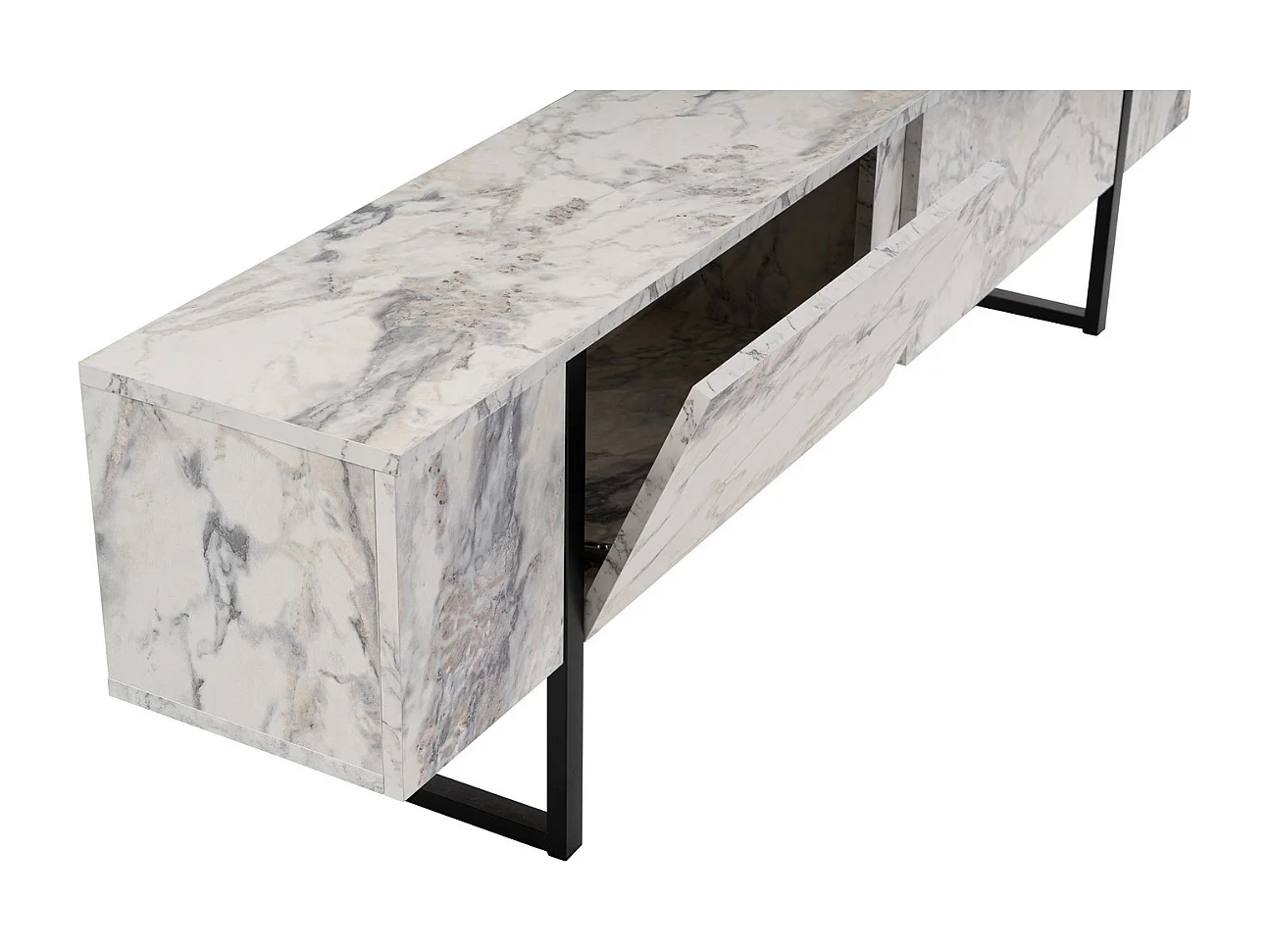 TV-Möbel mit 2 Klapptüren L180 cm - SERENITY