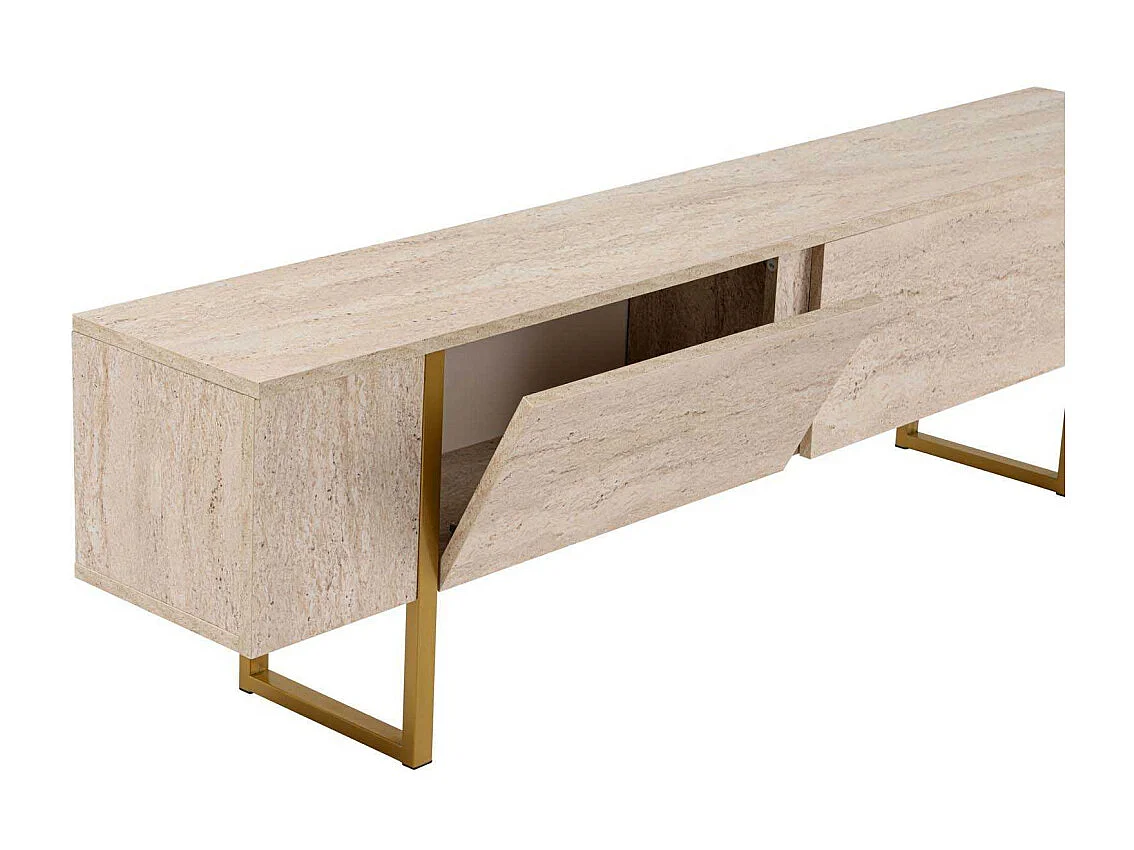 TV-Möbel mit 2 Klapptüren L180 cm - SERENITY