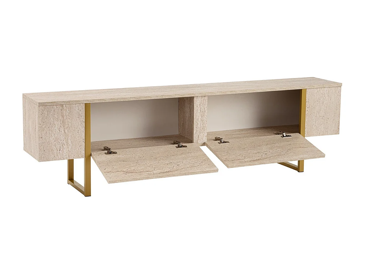 TV-Möbel mit 2 Klapptüren L180 cm - SERENITY