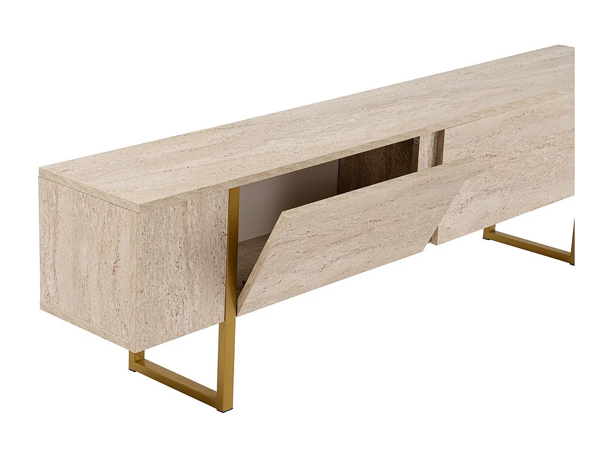 TV-Möbel mit 2 Klapptüren L180 cm - SERENITY