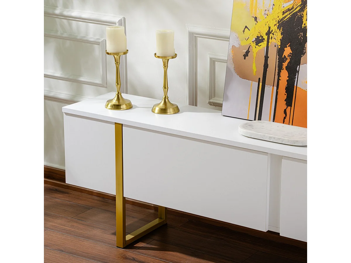 Mueble de TV con 2 puertas abatibles L180 cm - SERENITY