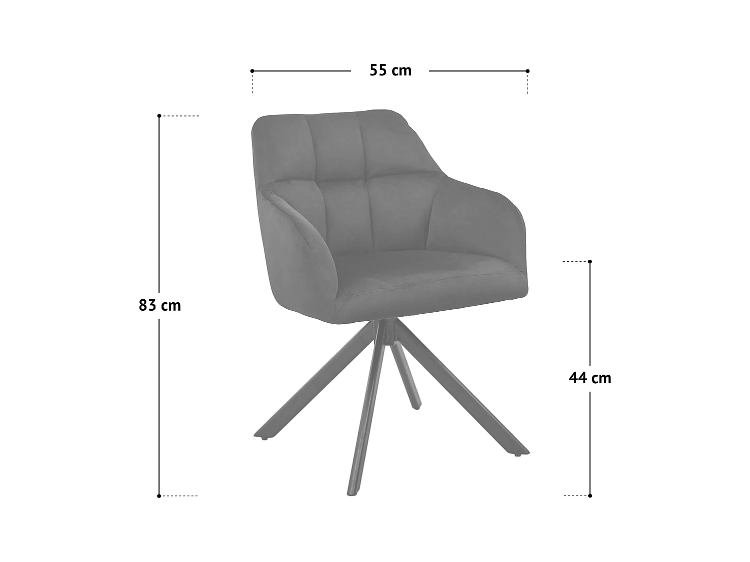 ESSZIMMERSTUHL SORA Stoff Beige