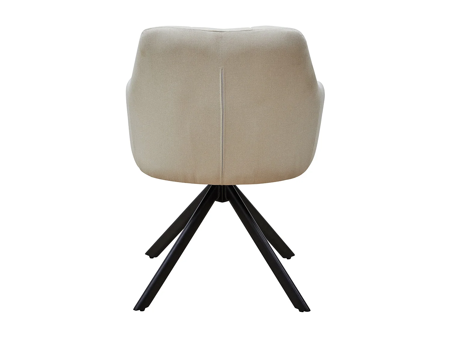 SVITA SORA chaise de salle à manger chaise pivotante rembourrée avec accoudoirs beige