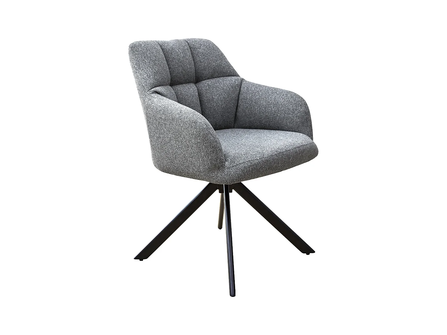 ESSZIMMERSTUHL SORA Stoff Grau