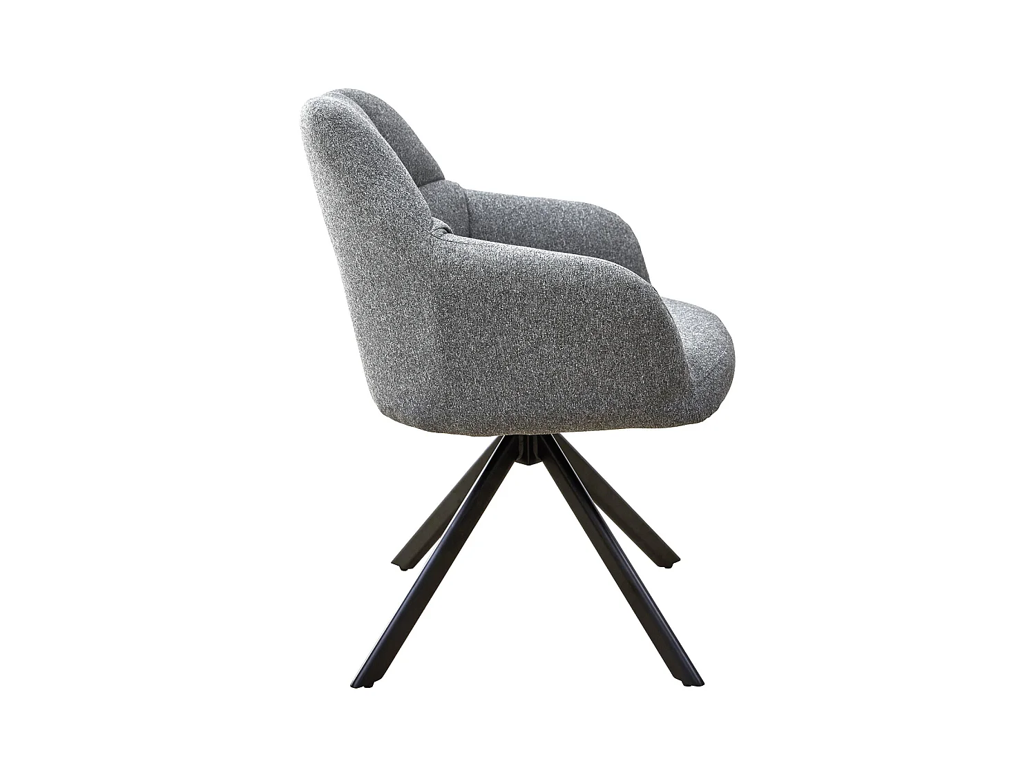 ESSZIMMERSTUHL SORA Stoff Grau