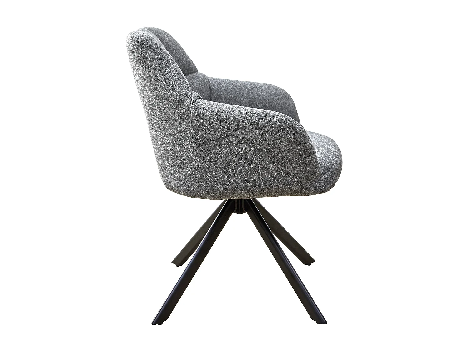 ESSZIMMERSTUHL SORA Stoff Grau