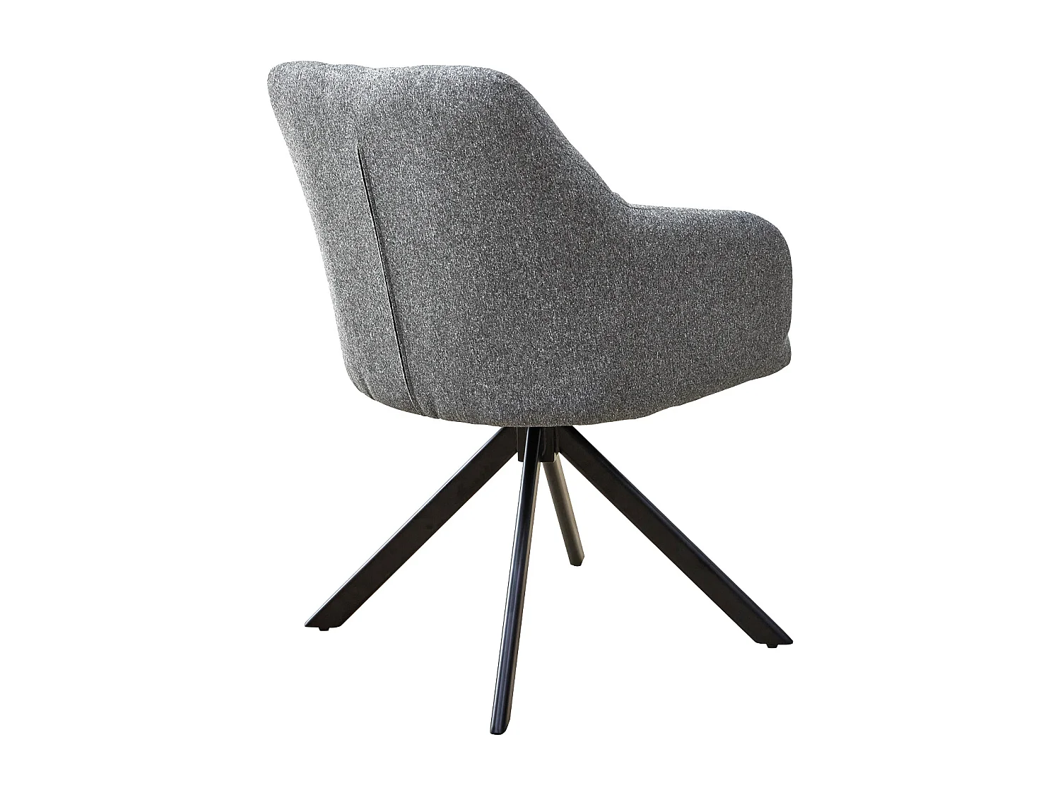 ESSZIMMERSTUHL SORA Stoff Grau