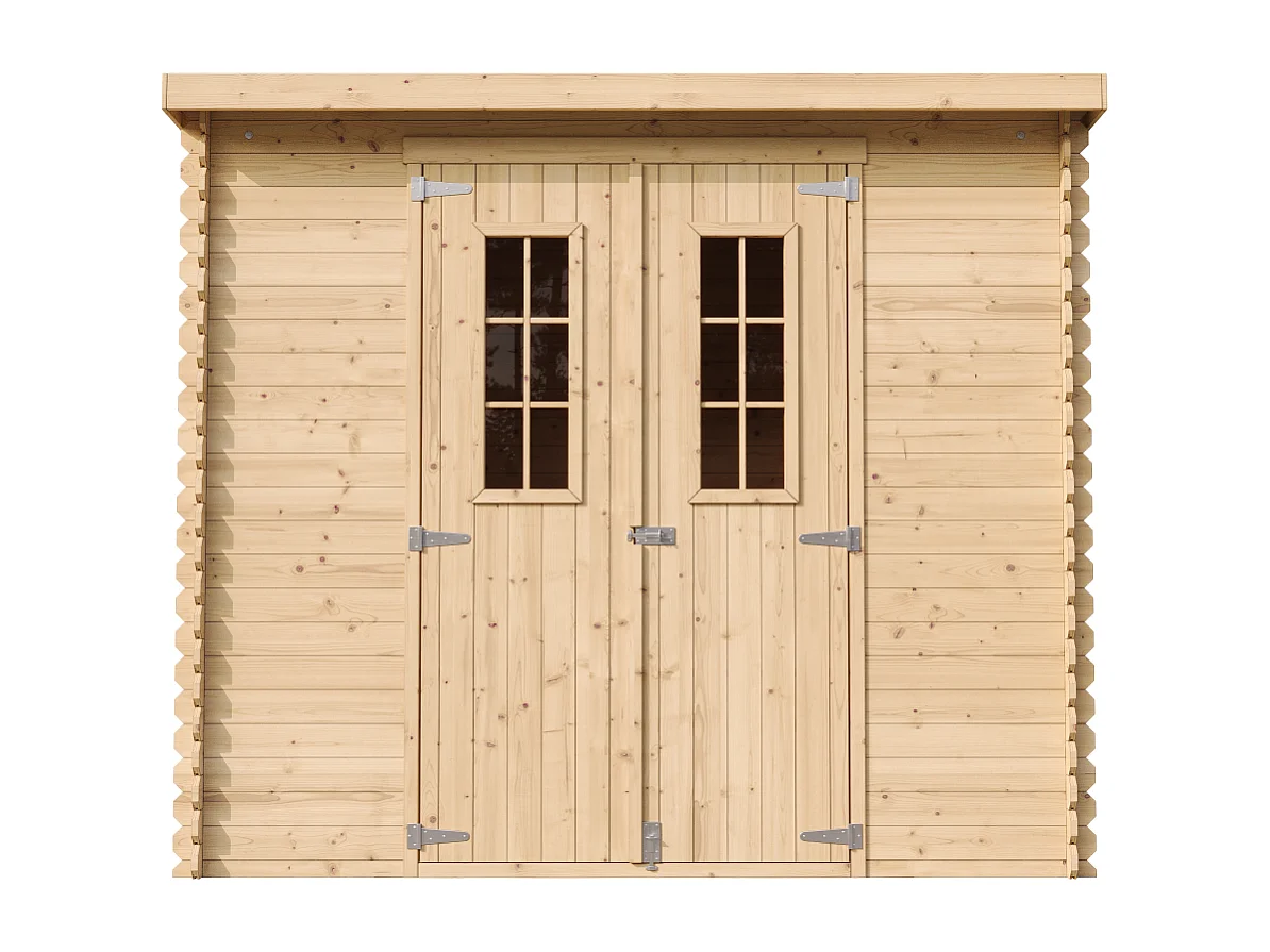Abri de jardin en bois - l239xL142xH200cm/2.63 m2 - M310C