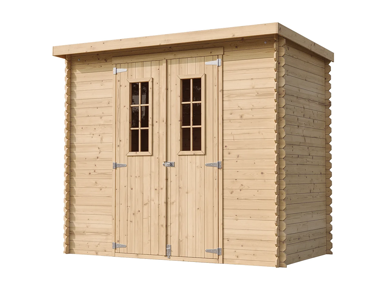 Abri de jardin en bois - l239xL142xH200cm/2.63 m2 - M310C