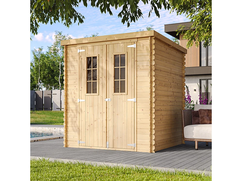 Timbela M309C+M309G Drewniany domek+podłoga-3,53 m²