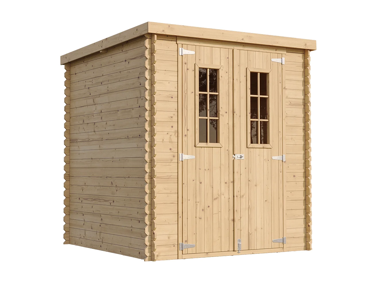 Abri de jardin en bois - l204xL204xH200 cm/3.53 m2 - M309C