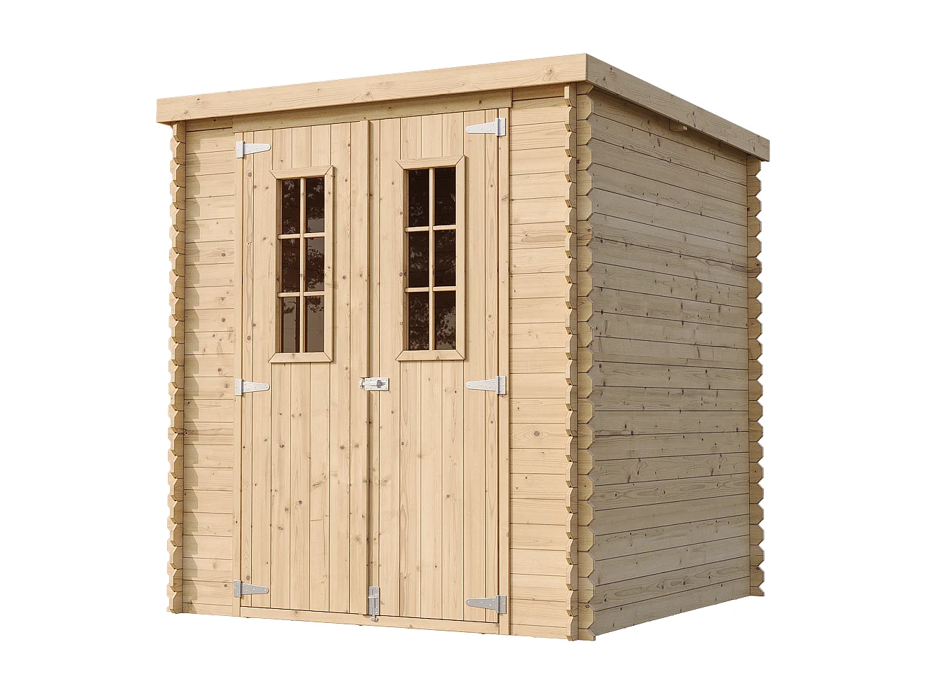 Abri de jardin en bois - l204xL204xH200 cm/3.53 m2 - M309C