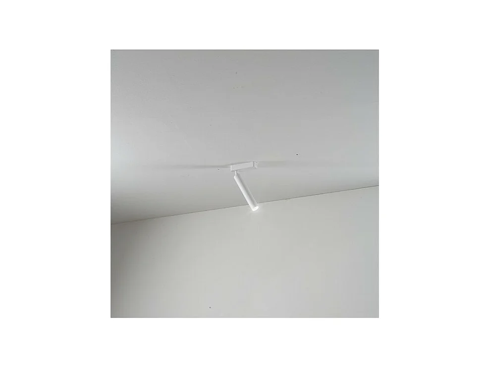 Verstellbare zylindrische LED-Wandleuchte BAMBU Bianca Perenz