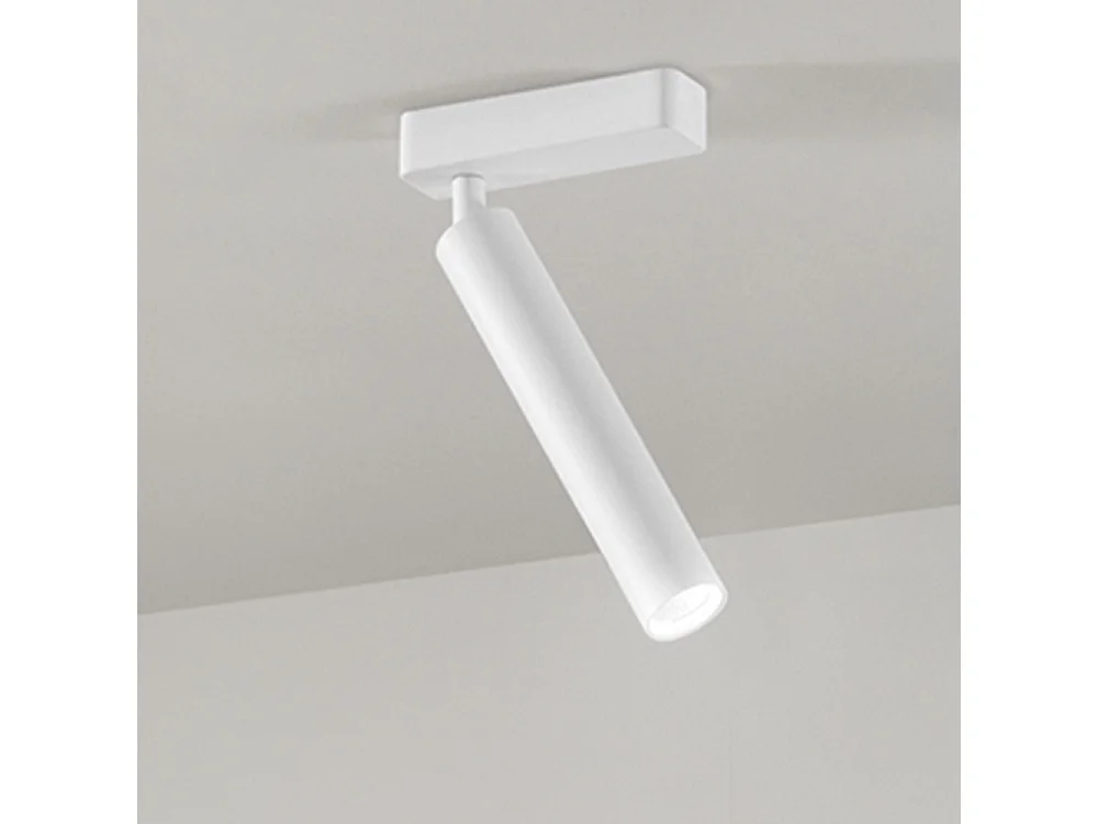 Regulowana cylindryczna lampa ścienna LED BAMBU marki Perenz Bianca