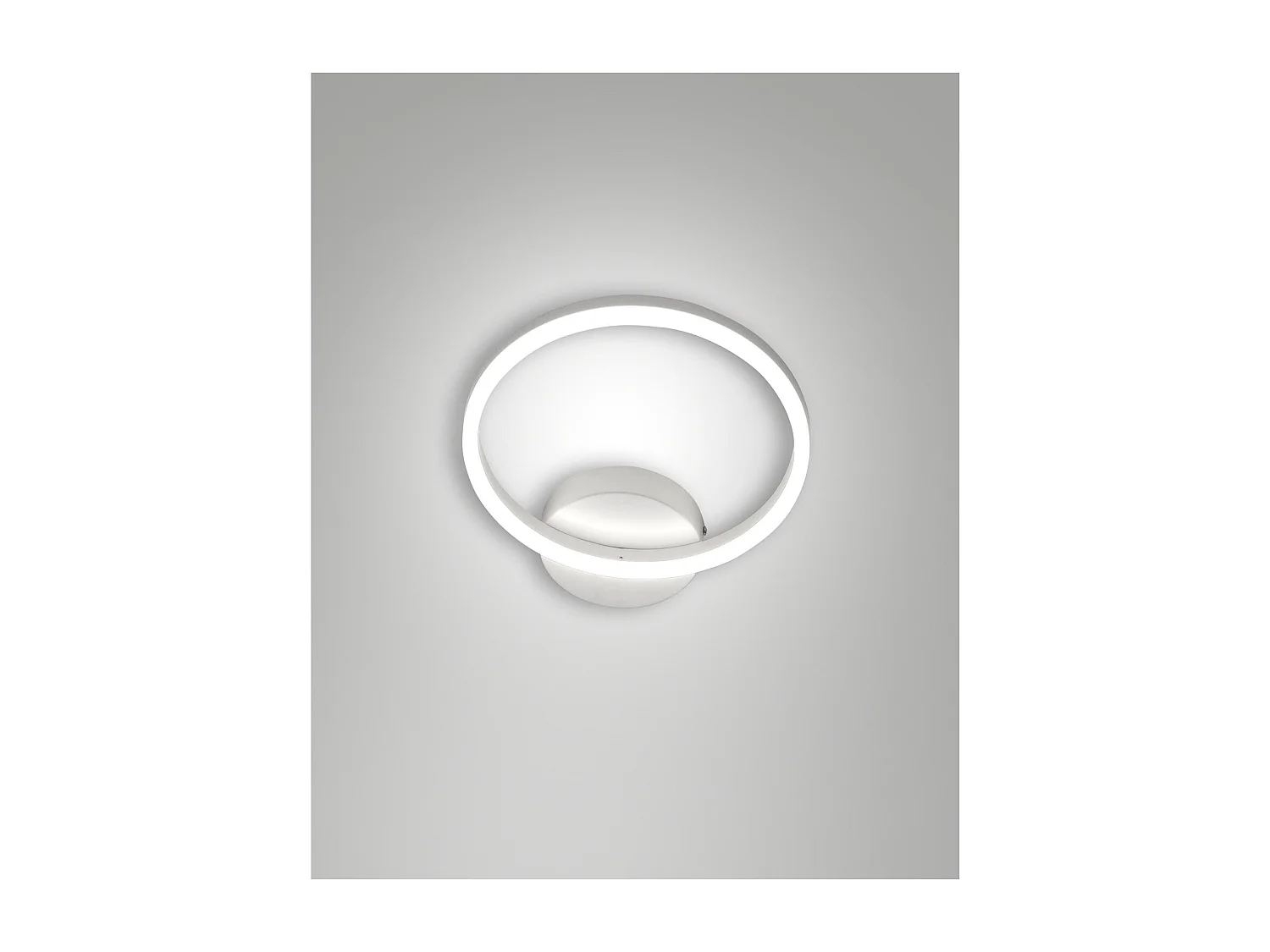 GIOTTO plafonnier LED moderne 18W blanc 3508-21-102 Fabas Luce
